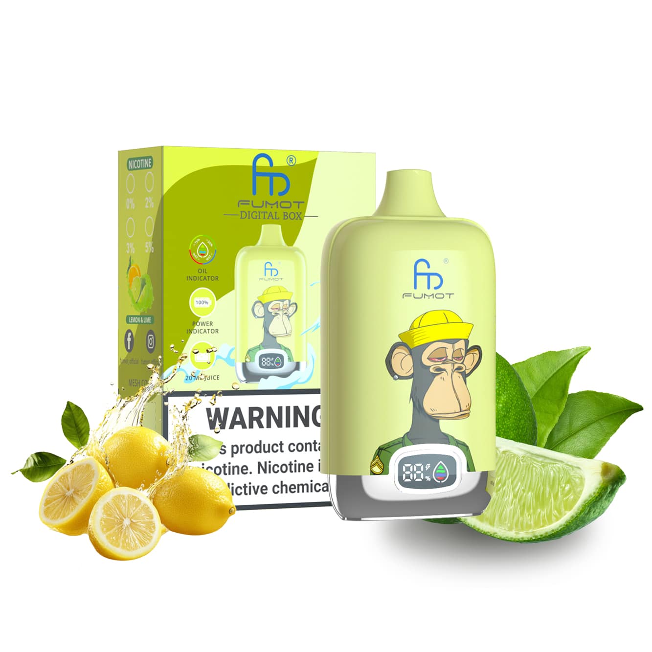 RANDM 12K LEMON LIME